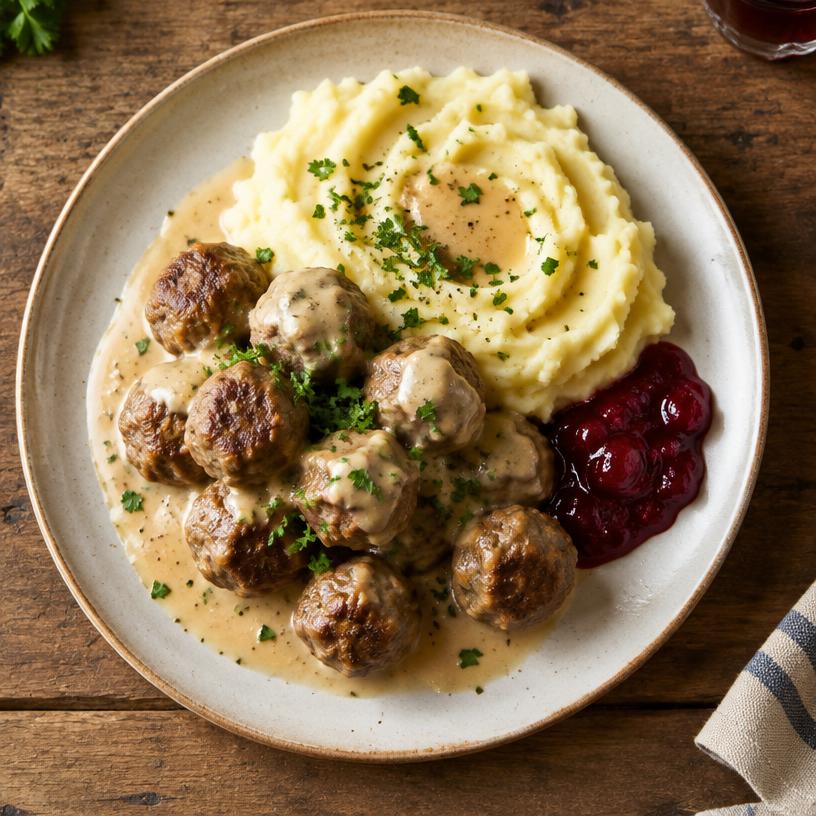 Köttbullar (Swedish Meatballs)